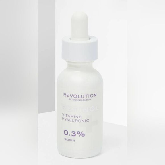 New! REVOLUTION SKINCARE 0.3% Retinol with Vitamins & Hyaluronic Acid Serum! - Picture 1 of 3